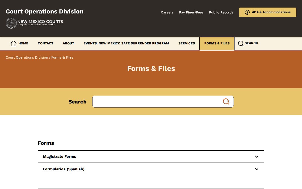 Rio Arriba County traffic court records research showing New Mexico Court Operations traffic forms and clearance resources